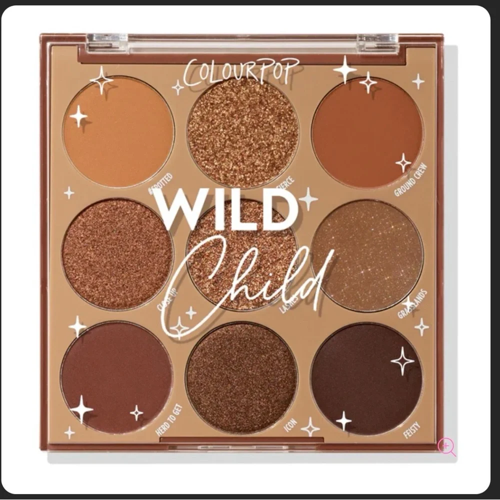 ColourPop Wild Child Eyeshadow Palette - Rich Browns and Glittering Golds